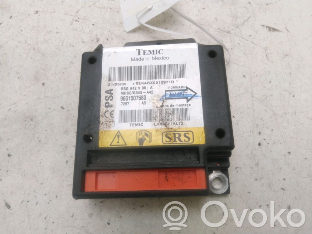 Citroen C3 Pluriel Module de contrôle airbag 