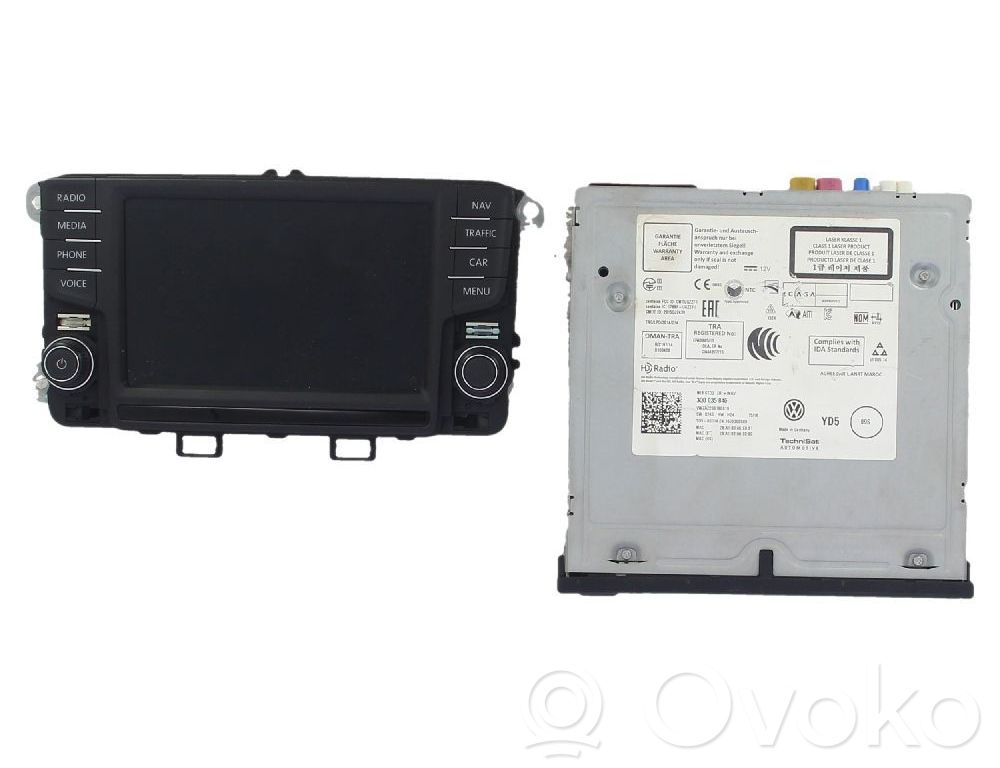 Volkswagen Polo V 6R Unitate principală radio/CD/DVD/GPS