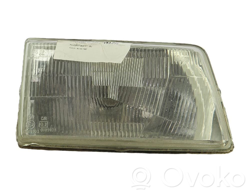 Peugeot 205 Faro/fanale 