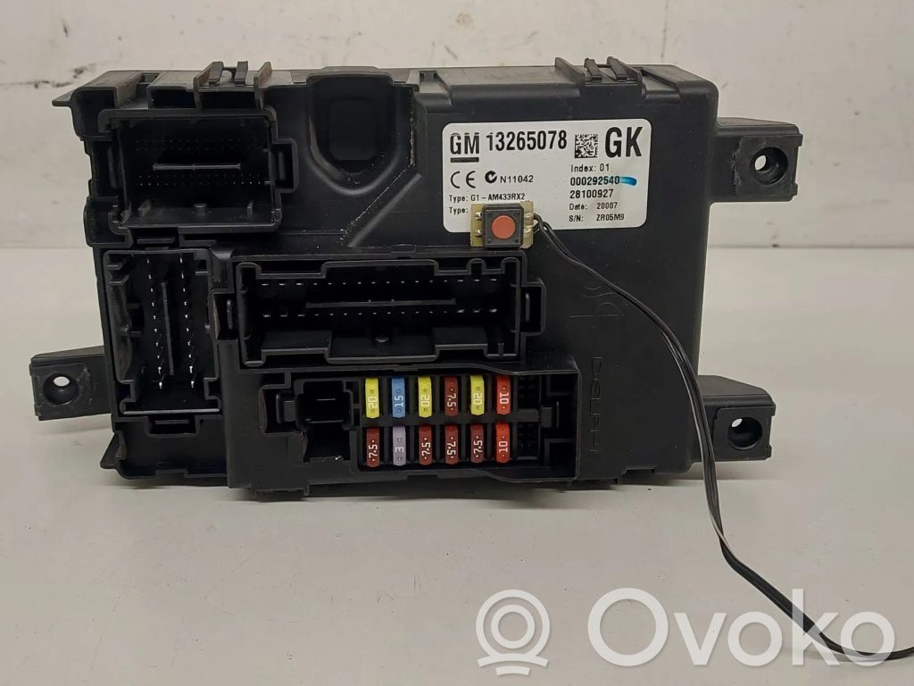 Opel Corsa D Fuse module 