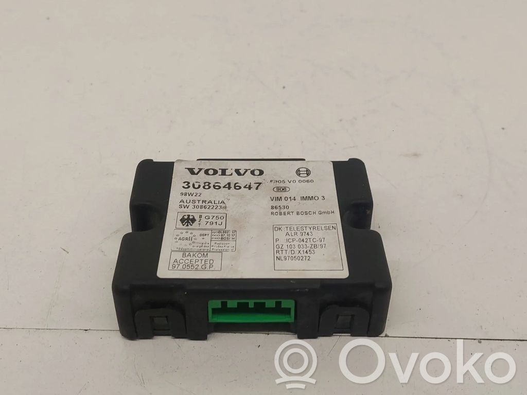 Volvo S40, V40 Immobilizer control unit/module 