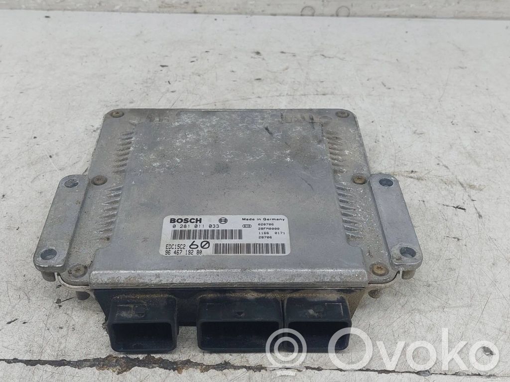 Peugeot 806 Engine control unit/module 