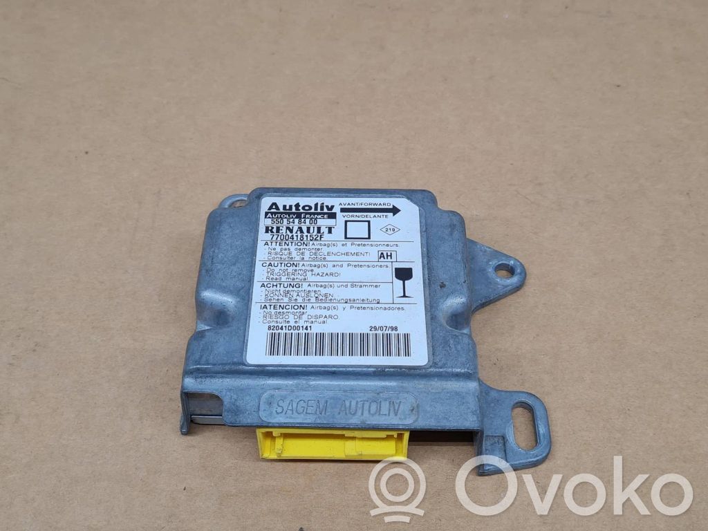 Renault Megane I Airbag control unit/module 
