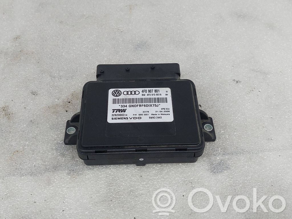 Audi A6 S6 C6 4F Module de commande de frein à main 