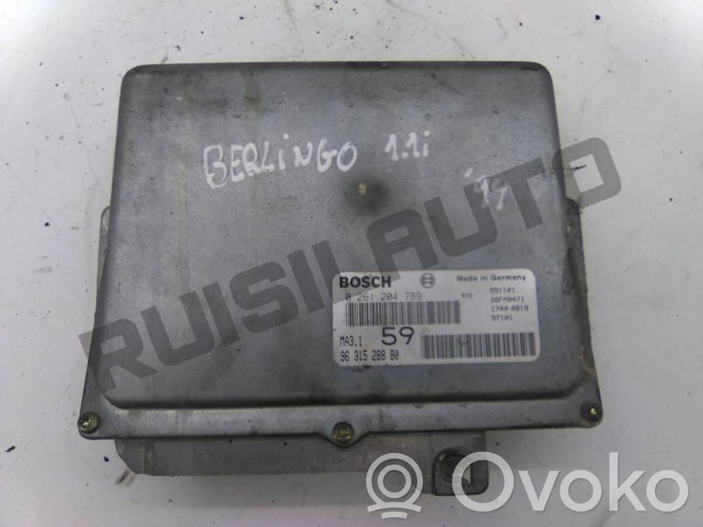 Citroen Berlingo Engine control unit/module 