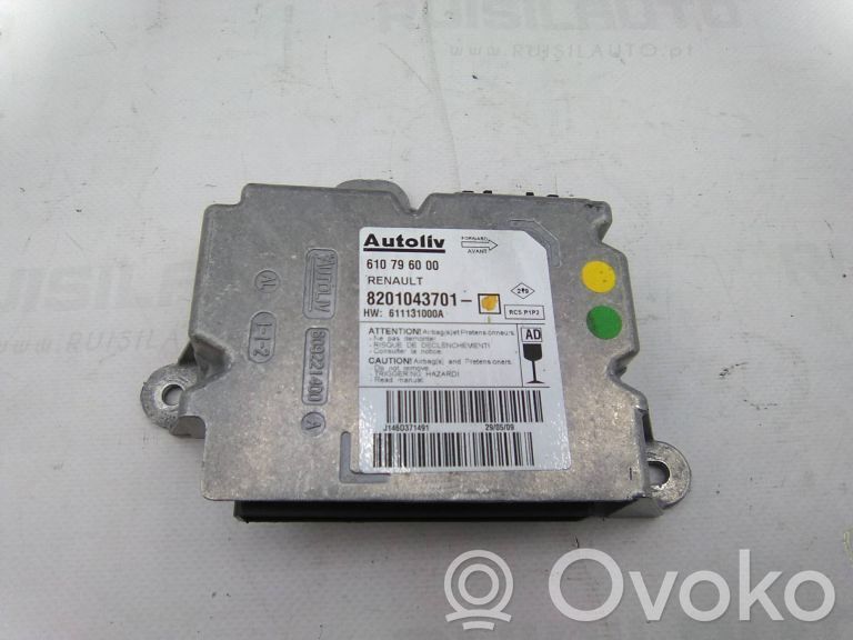 Airbag control unit/module   8201043701