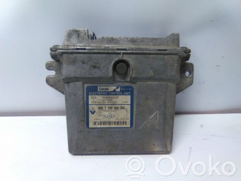 Unidad de control/módulo del motor   7700868300