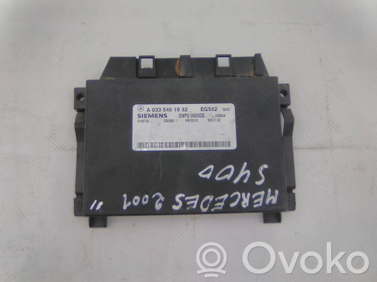 Mercedes-Benz S W220 Unitate/modul de control cutie de viteze 