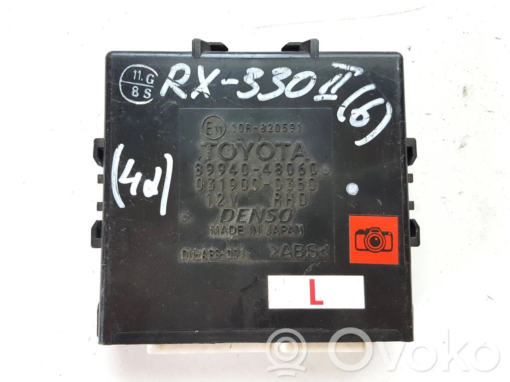 Lexus RX 330 - 350 - 400H Autres unités de commande / modules 