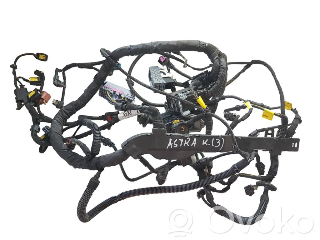 Opel Astra K Engine installation wiring loom 