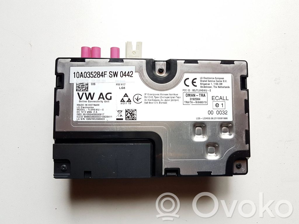 Unidad de control/módulo de bluetooth   10A035284F