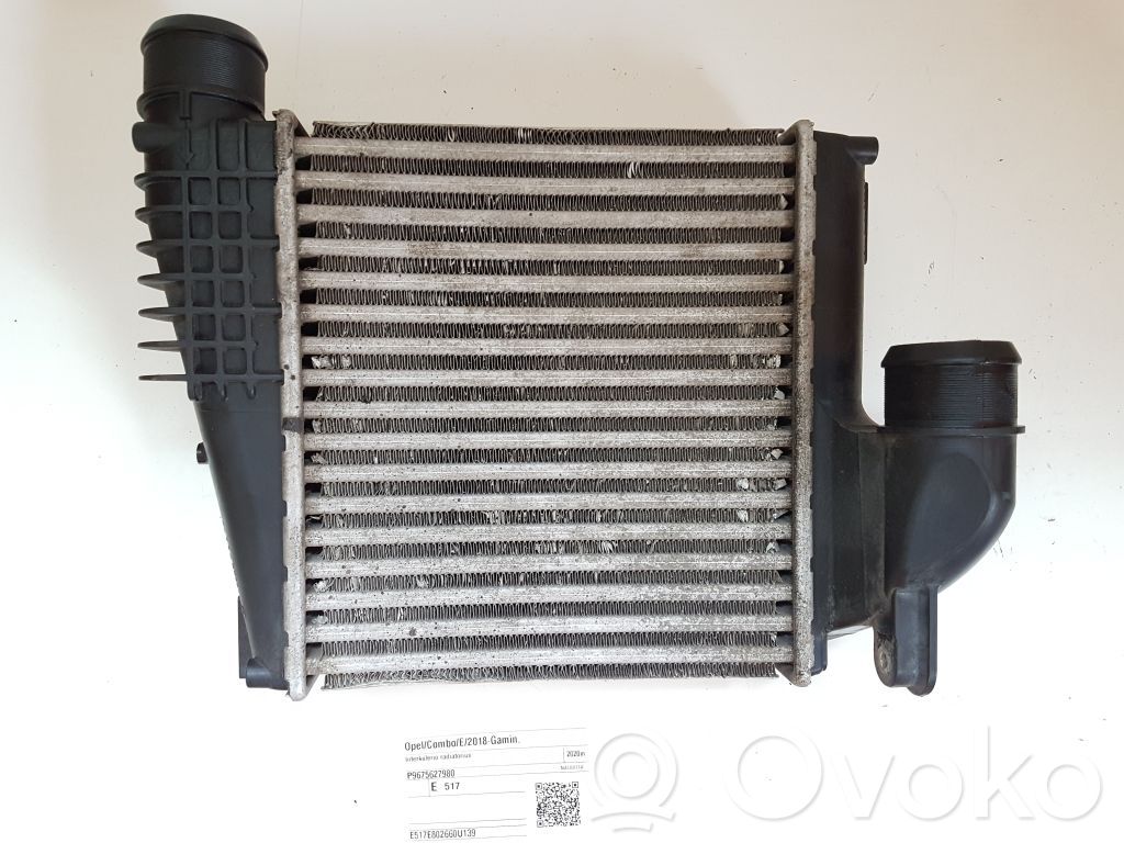 Opel Combo E Intercooler radiator 