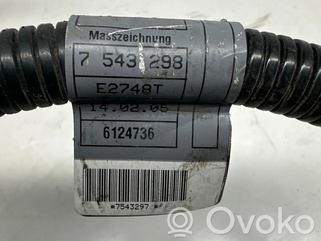 Positive cable (battery)   7543298,6124736,E2748T