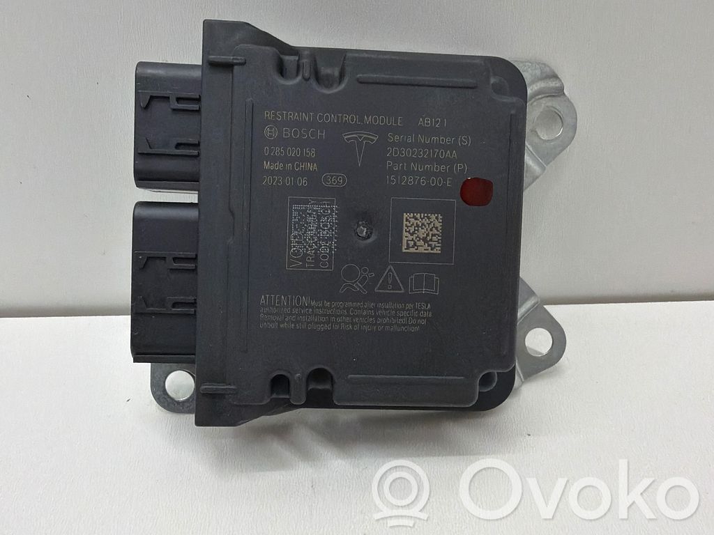 Tesla Model Y Airbag control unit/module 