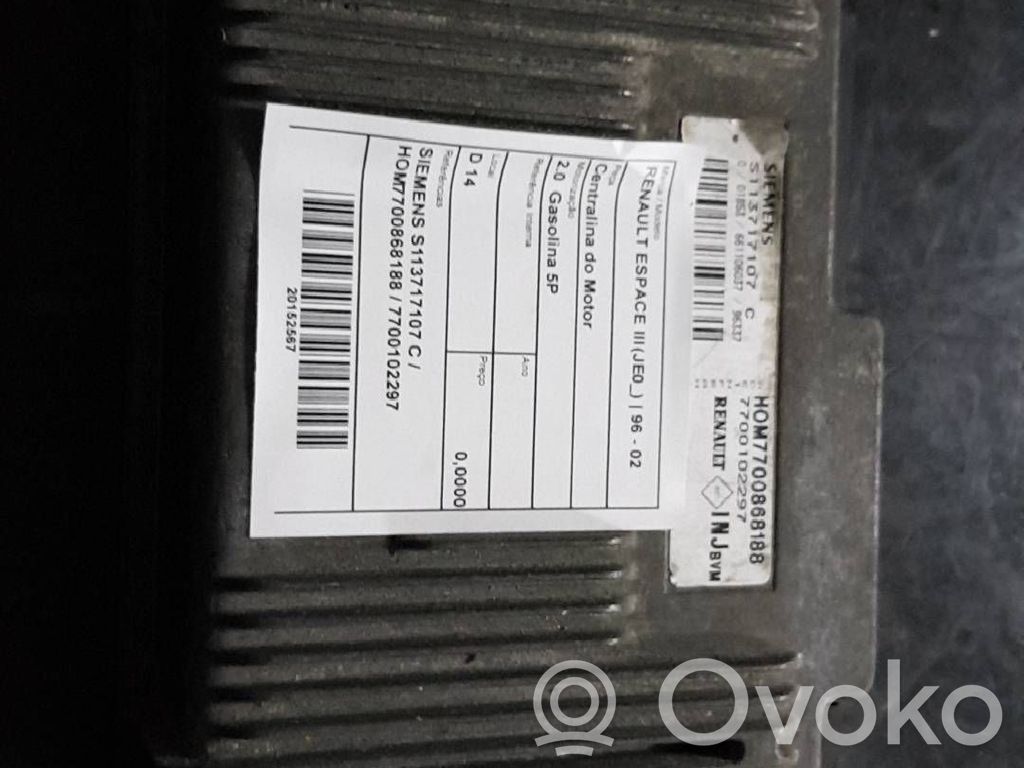 Renault Espace III Engine control unit/module 