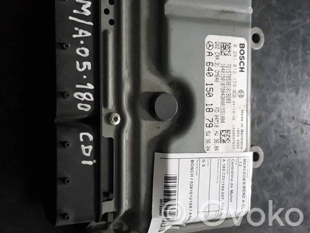 Mercedes-Benz A W169 Engine control unit/module 