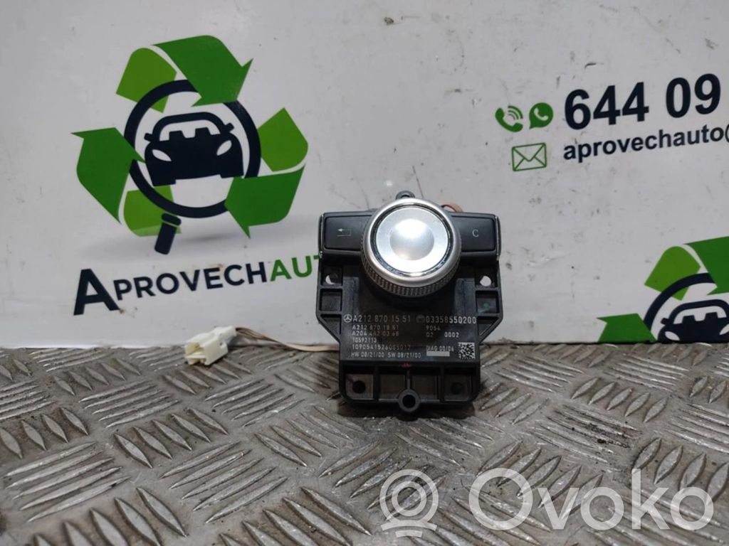 Mercedes-Benz E W212 Multifunctional control switch/knob 