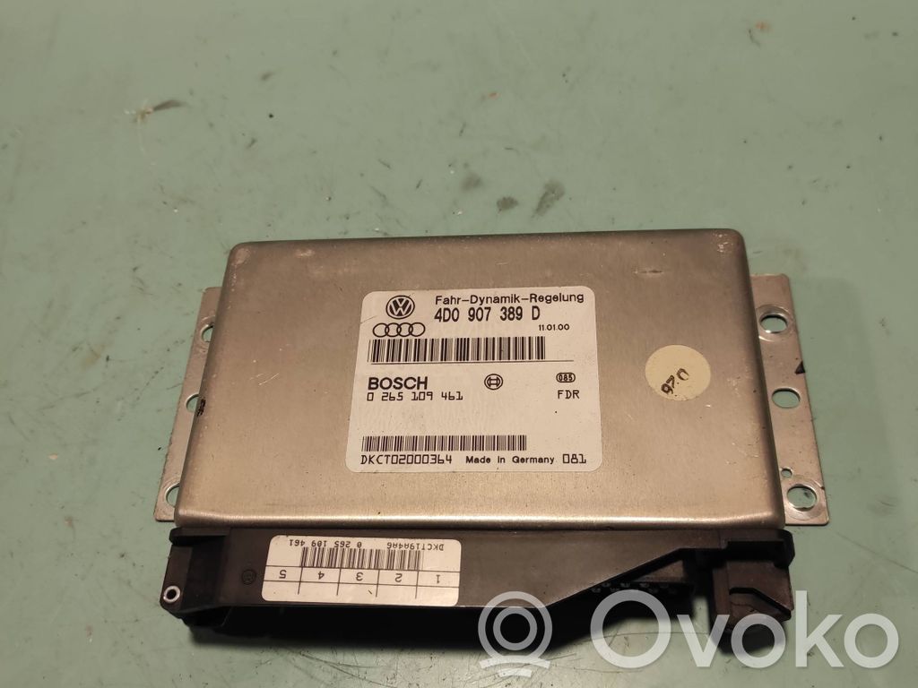 ESP (stability system) control unit   4D0907389D,0265109461