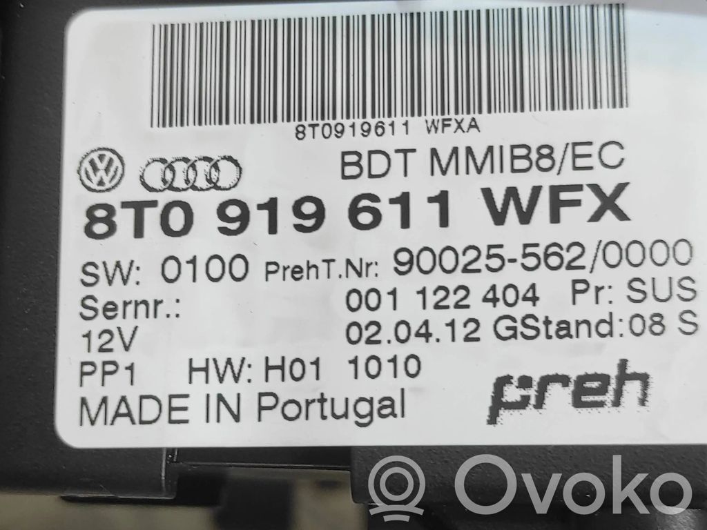Audi A4 S4 B8 8K Head unit multimedia control 