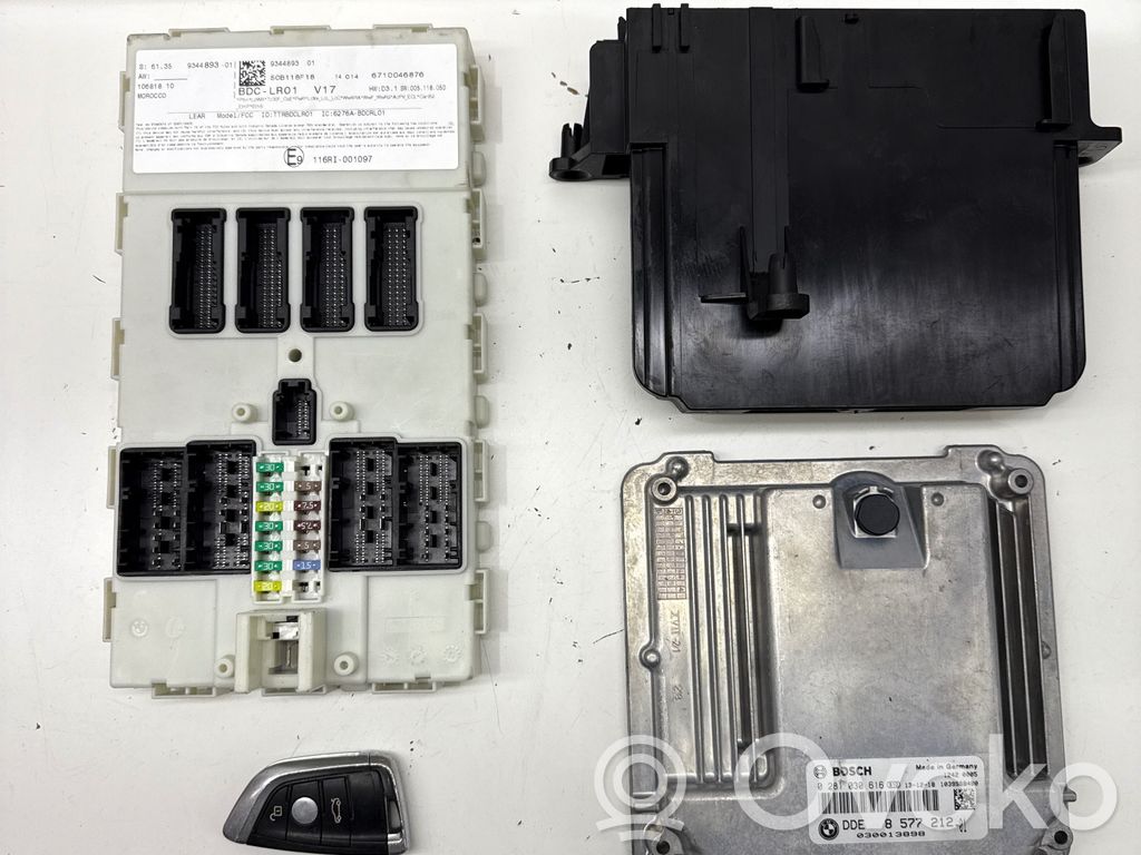 BMW X5 F15 Engine ECU kit and lock set 