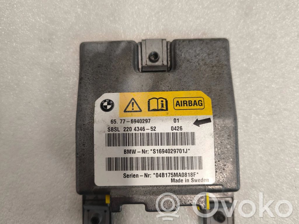 BMW 5 E60 E61 Sterownik / Moduł Airbag 