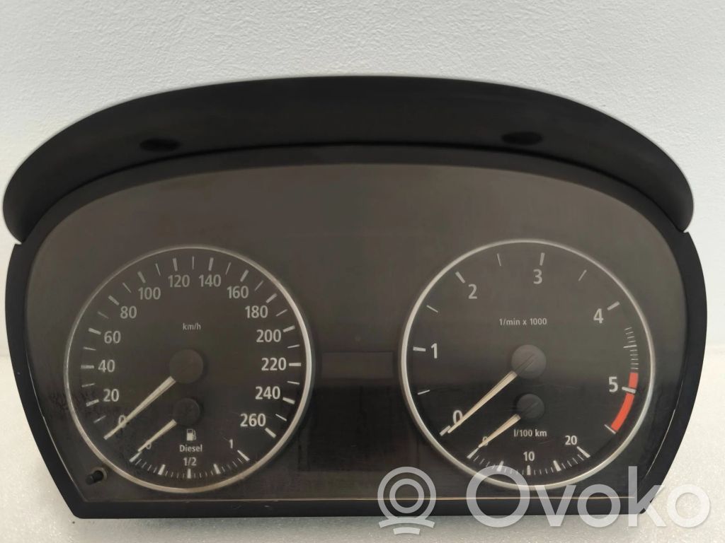 BMW 3 E90 E91 Speedometer (instrument cluster) 