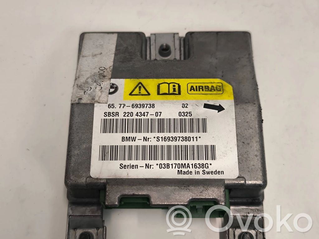 BMW 5 E60 E61 Centralina/modulo airbag 