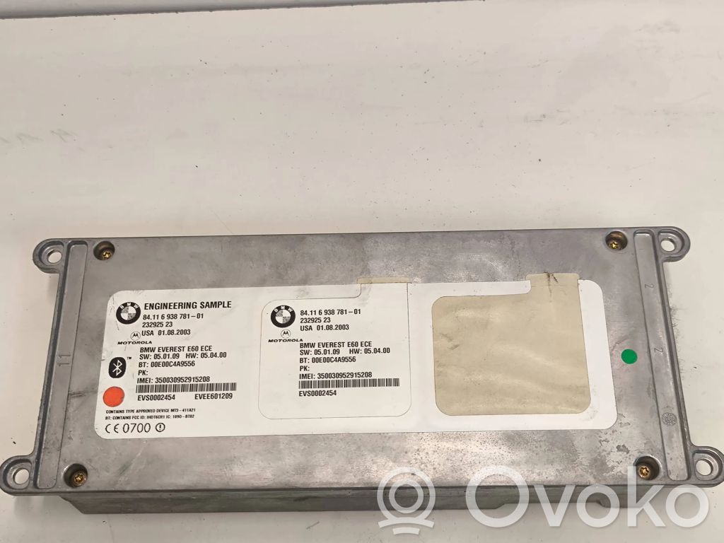 BMW 5 E60 E61 Bluetooth control unit module 
