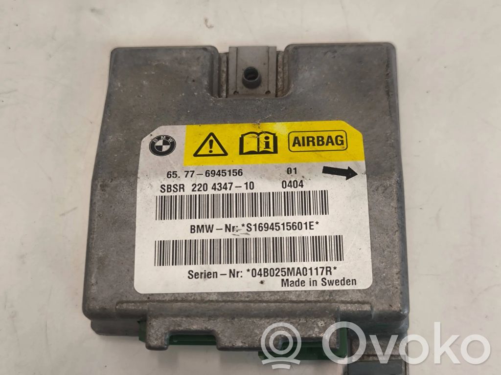 Module de contrôle airbag   6945156,220434710,S1694515601E,04B025MA0117R