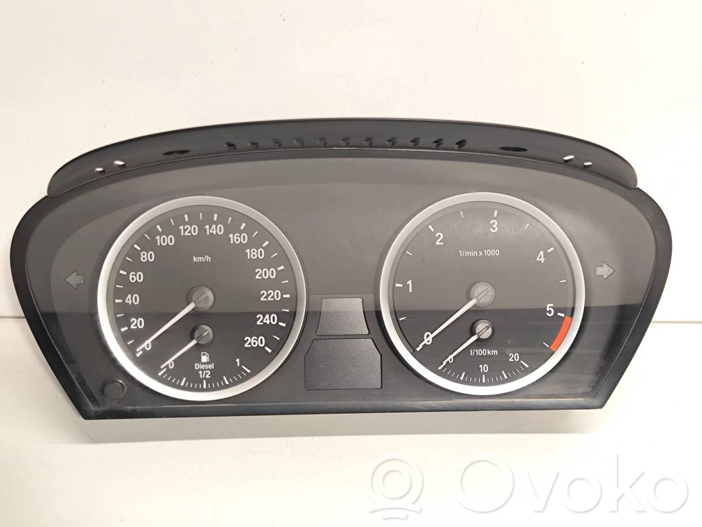 BMW 5 E60 E61 Velocímetro (tablero de instrumentos) 