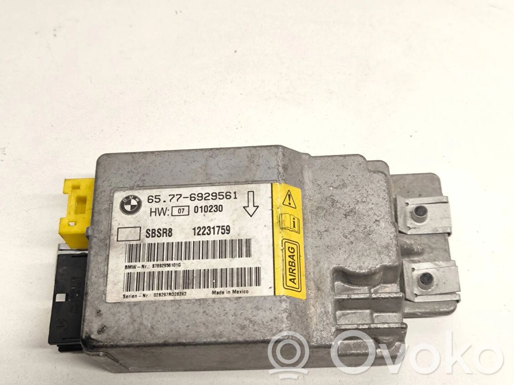 BMW 7 E65 E66 Turvatyynyn ohjainlaite/moduuli 