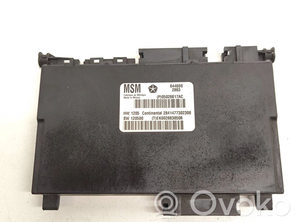 Module de commande de siège   05026617AC,2814477302300