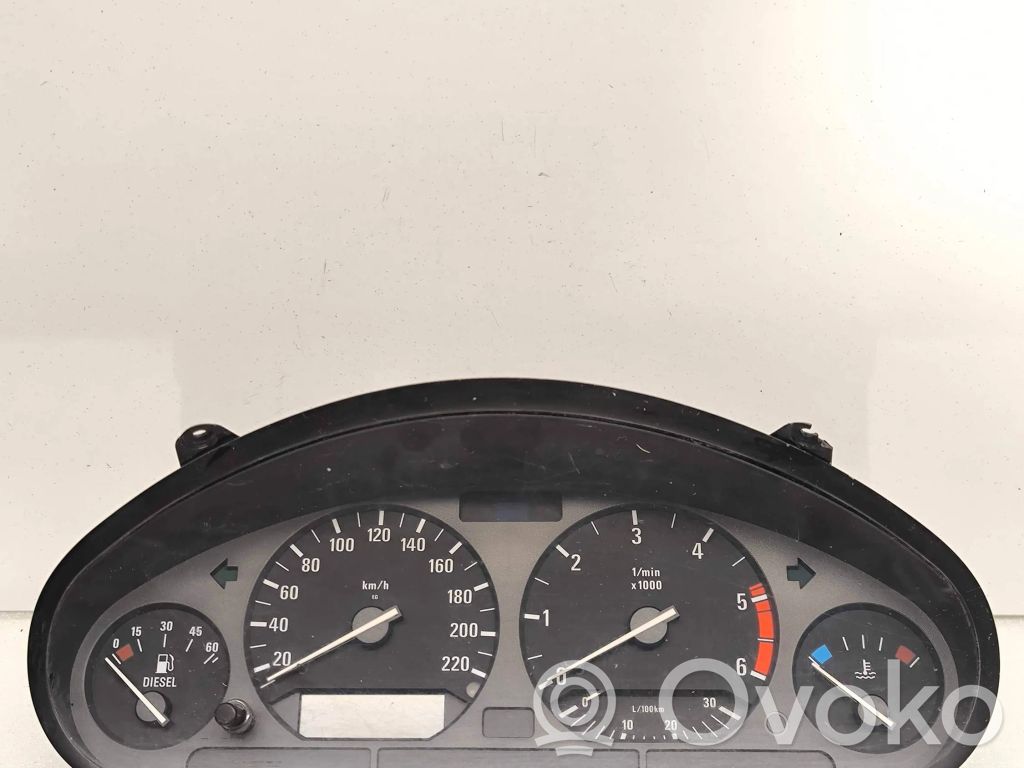 BMW 3 E36 Spidometrs (instrumentu panelī) 