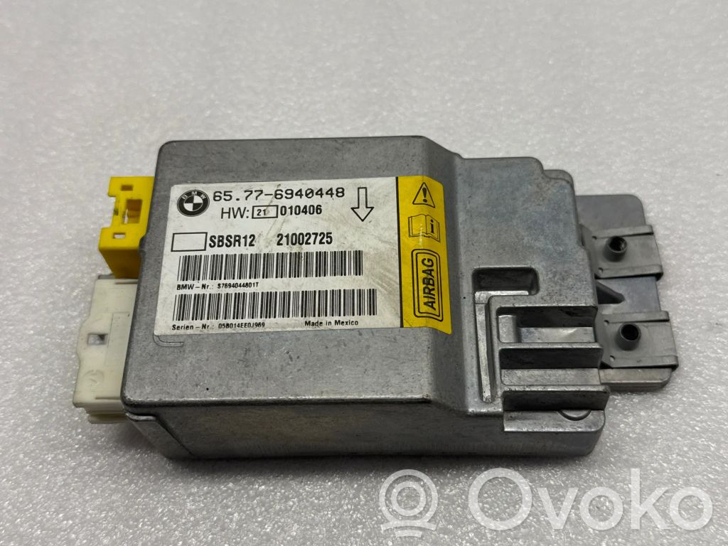 BMW 7 E65 E66 Unidad de control/módulo del Airbag 