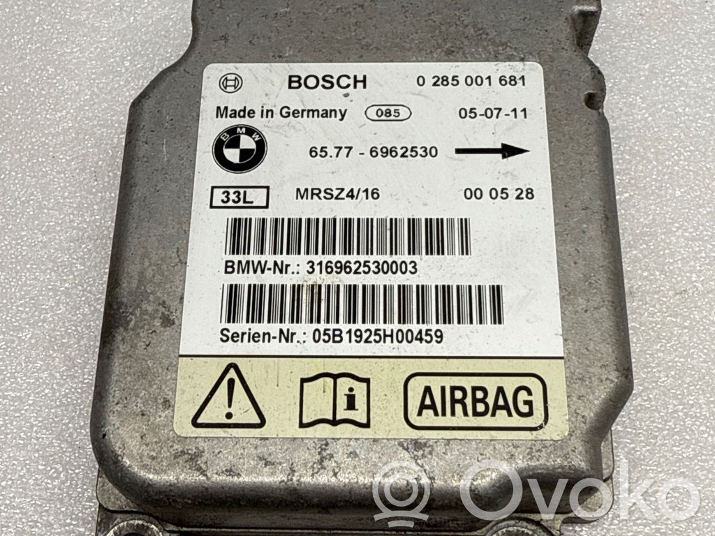 Airbag control unit/module   6962530,0285001681,316962530003