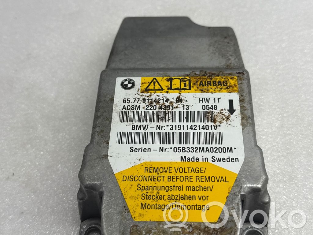 BMW 5 E60 E61 Airbag control unit/module 