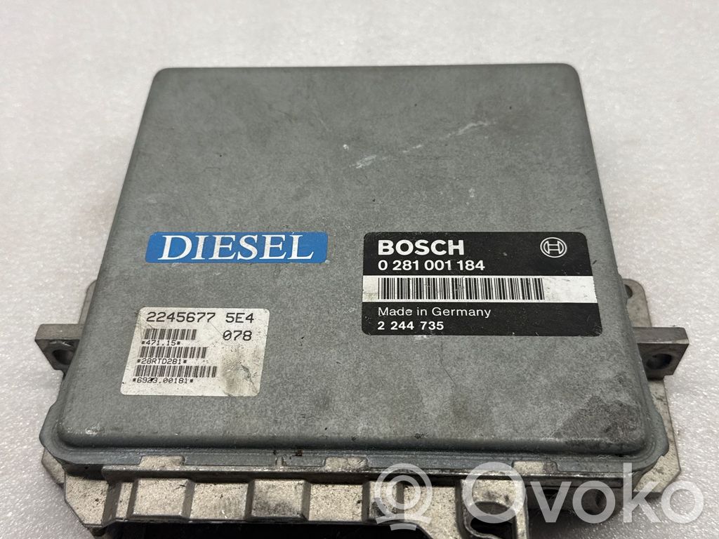 Unidad de control/módulo del motor   2244735,0281001184