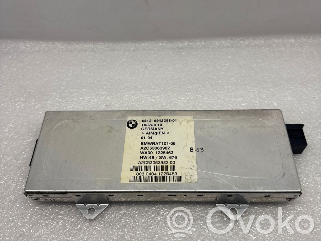 BMW 7 E65 E66 Antenos valdymo blokas 