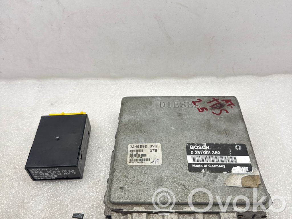 BMW 5 E39 Engine ECU kit and lock set 