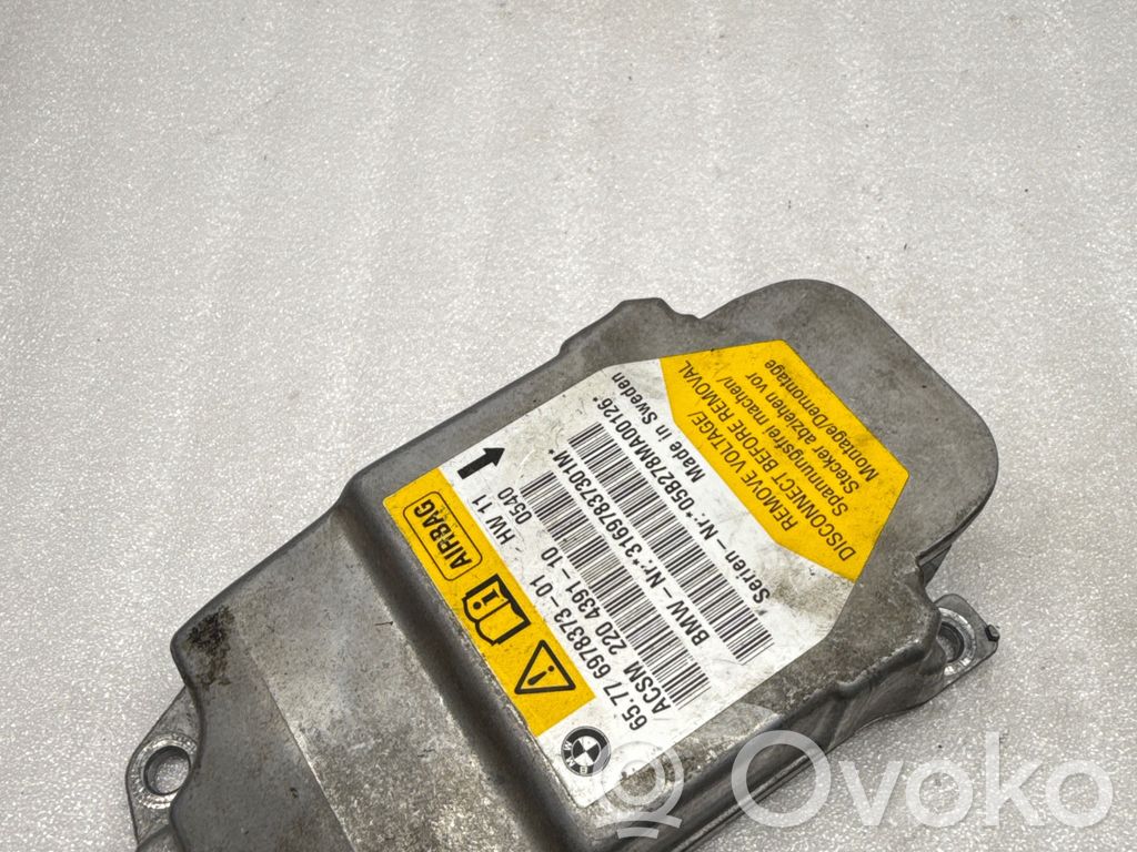 Unidad de control/módulo del Airbag   6978373,2204391,31697837301M