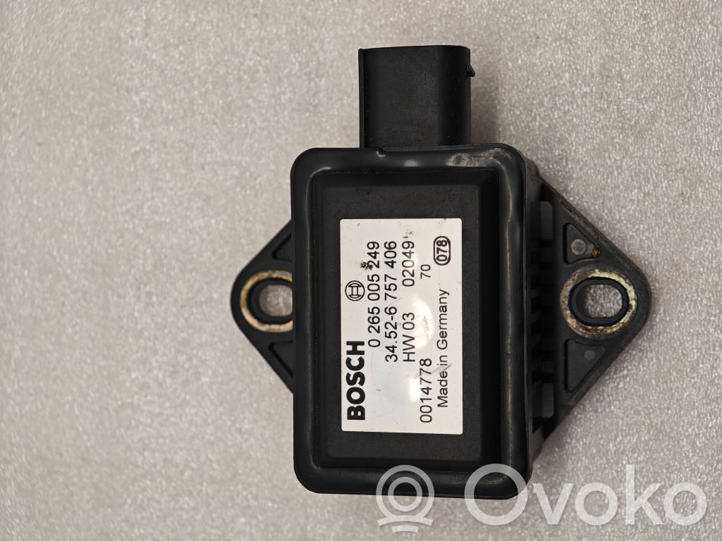 BMW 7 E65 E66 ESP acceleration yaw rate sensor 