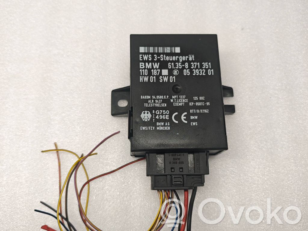 BMW 5 E39 Unidad de control/módulo inmovilizadora 