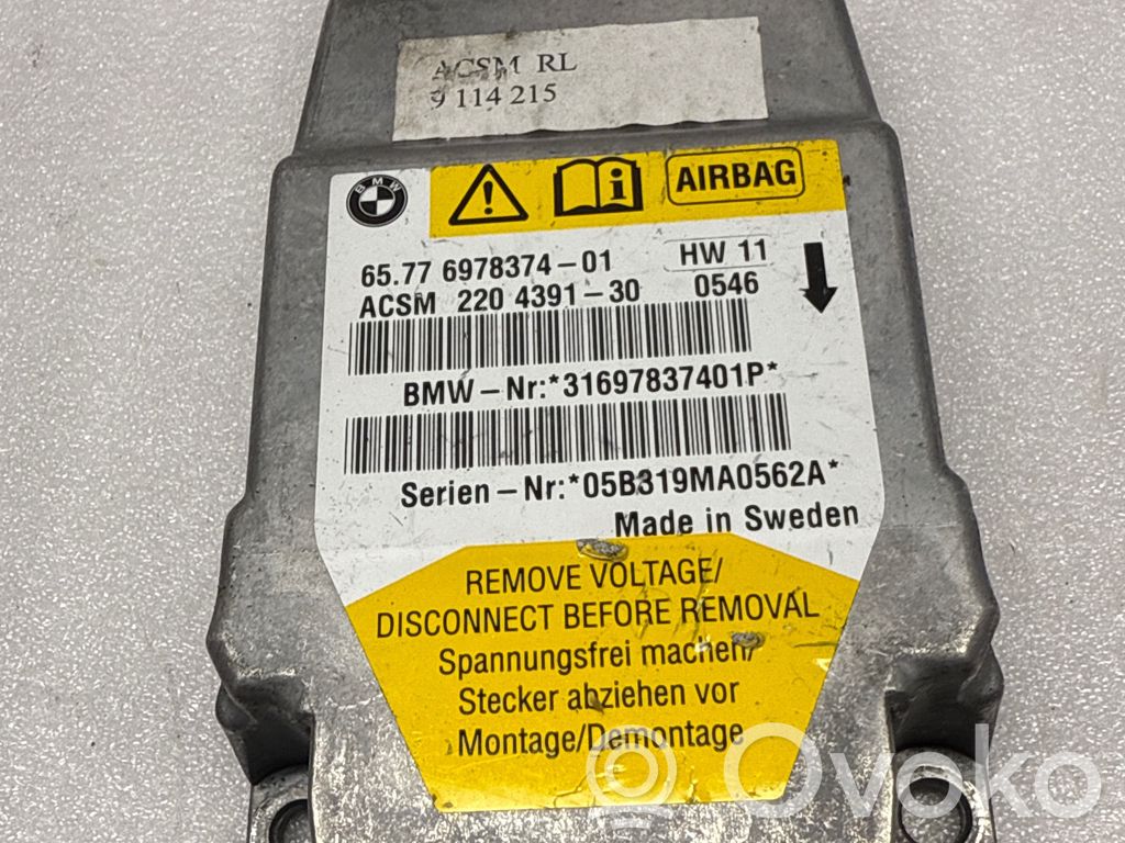 BMW 5 E60 E61 Airbag control unit/module 
