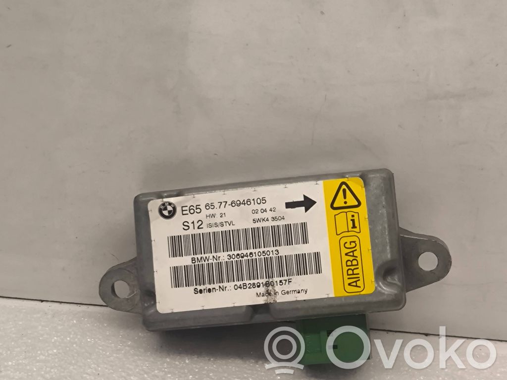 Sensor impacto/accidente para activar Airbag   6946105,5WK43504,04B289180157F,306946105013