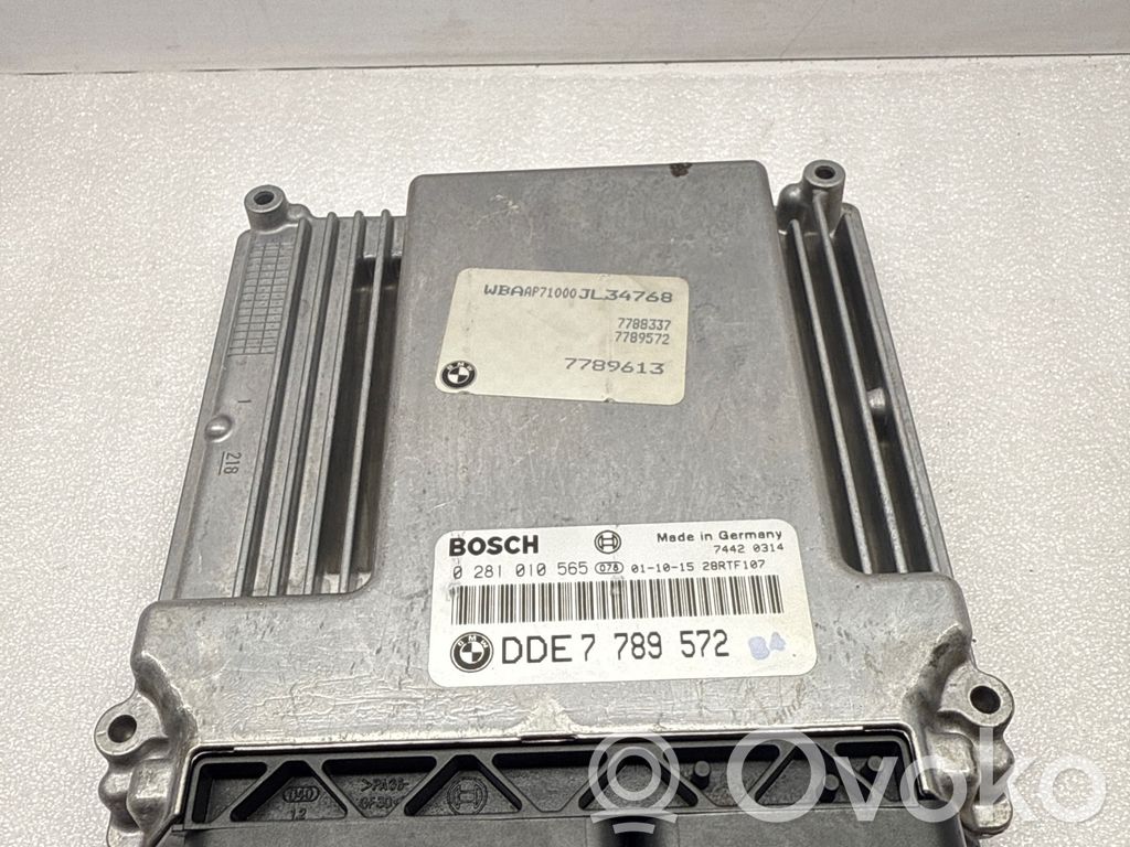 Engine control unit/module   7789572,7789613,28RTF107,0281010565