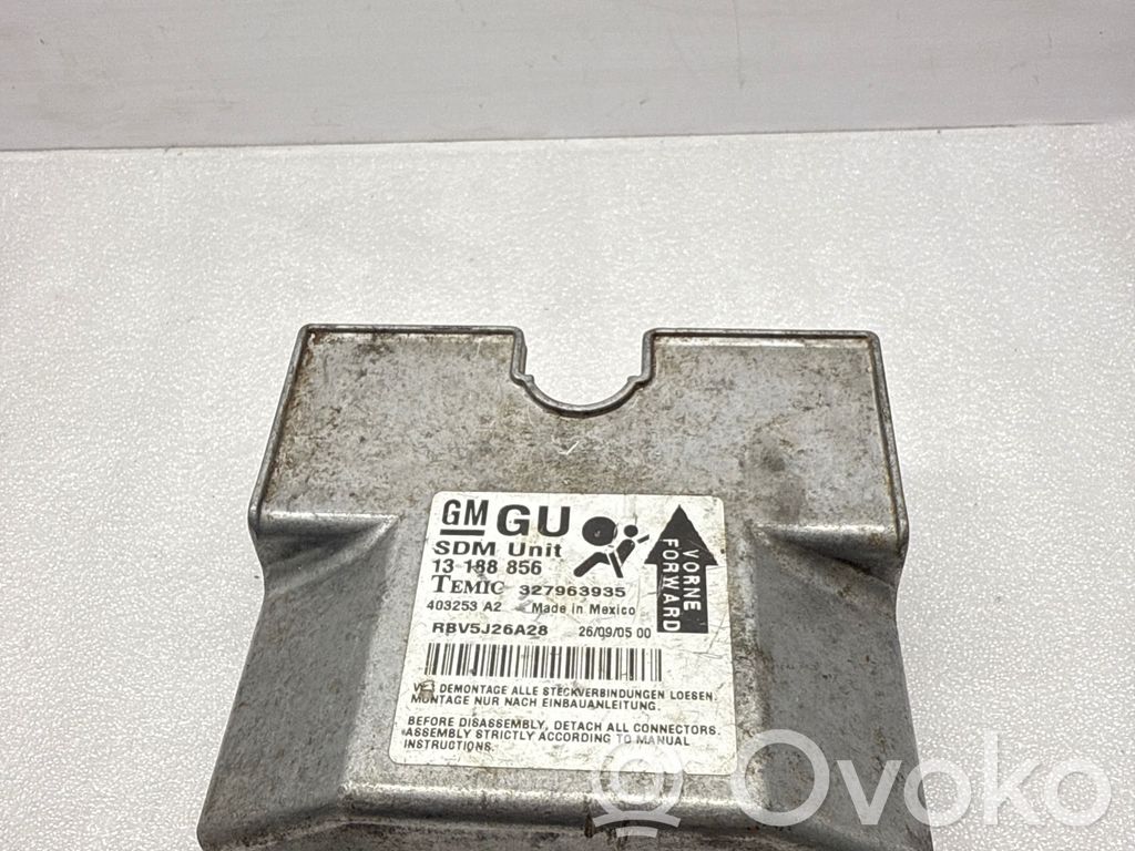Sterownik / Moduł Airbag   13188856,RBV5J26A28,403253A2,327963935