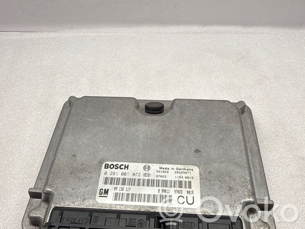Opel Vectra B Engine control unit/module 