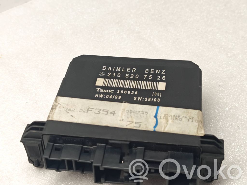 Mercedes-Benz E W210 Centralina/modulo portiere 