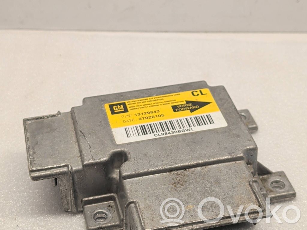 Sterownik / Moduł Airbag   13129843,CL98430BGWL,27020105