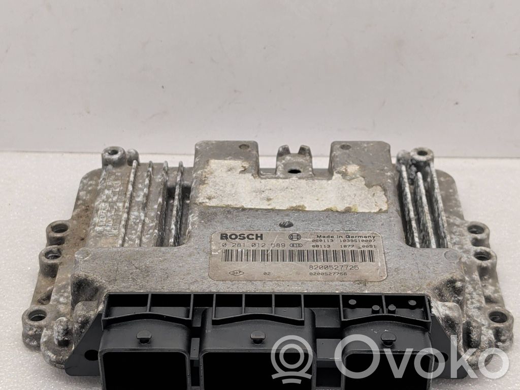 Engine control unit/module   8200527725,0281012589,8200527756
